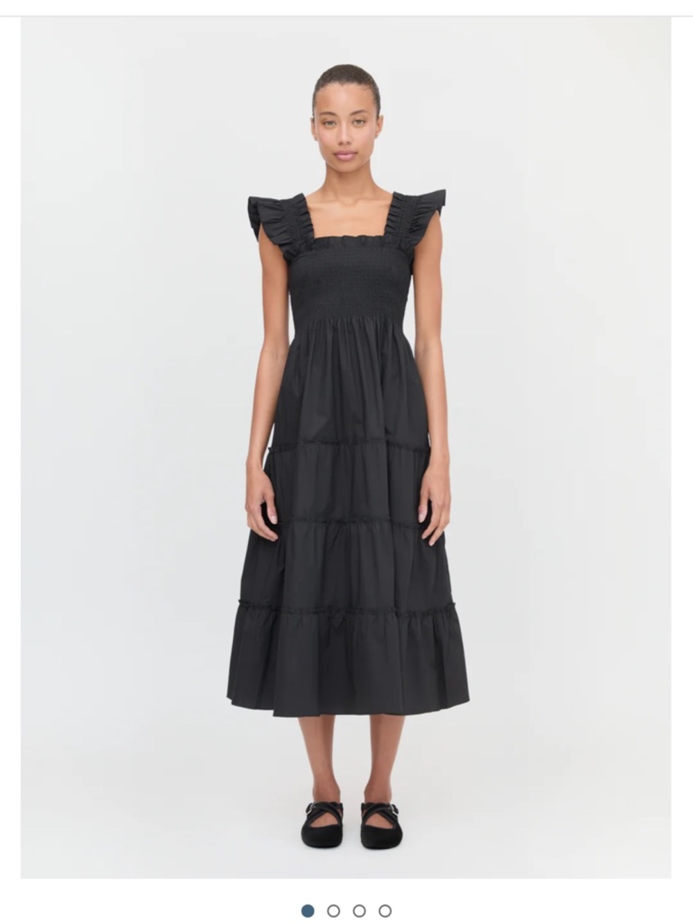 Hill House Home Dresses - Ellie Nap Dress - Black Poplin